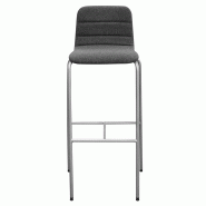 Tabourets de restaurant couture - Dimensions : H110 x L40 x P45 cm - Hauteur d'assise 80 cm_1