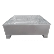 Bac de rétention en acier 4 fûts avec une Capacité de rétention de 440 litres  - BG4UC - DELAHAYE INDUSTRIES_1