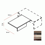 Extension pour bureau Lithos - Dellarovere - Orme_1