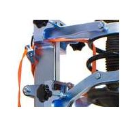 Compresseur hydraulique adapté aux ressorts d'amortisseurs de différents véhicules