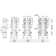 Chaînes Galle à plaques évidées pour la manutention - SERIE DIN 8150_1