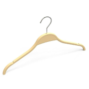 Cintre en mélamine résine effet bois naturel L40cm -par 20_1