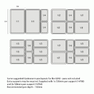 Comptoir pour saladette GN1/1 GS92 L900mm 16482 TEFCOLD_1