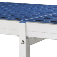 Double Rayonnage complet 5 étagères GN 1/1 - H 2000mm - Prof. 560mm - Longueur 2264 mm - Marque Lacor_1