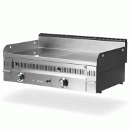 Fry-Top à gaz EURO-CROM semi-rainurée en CHROME - L900 | Mainho - PCR90N_1
