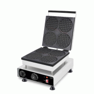 Gaufrier 4pcs gaufres rondes l305 7540.0080 COMBISTEEL_1