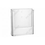 VPB0351 - Porte-brochure mural transparent - VPC Display - pour documents 1/3 A4 (21cm x 10,5cm) - personnalisable_1