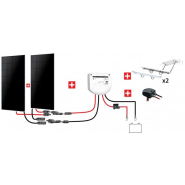 Kit solaire bateau Uniteck 240W 12V - Panneaux monocristallins back-contact et régulateur MPPT_1