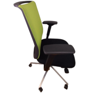 Fauteuil de bureau Steelcase Reply Air d'occasion - ergonomique et confortable - vert - accoudoirs réglables - mécanisme synchrone_1