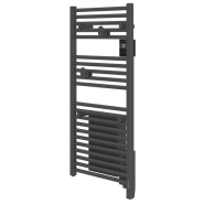 Radiateur sèche-serviettes connecté Doris 1000W Blanc carat - Atlantic - 850480_1