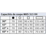 Scie circulaire semi-automatique verticale Metallkraft MKS 315 VH - lame 315 mm - 3623315_1