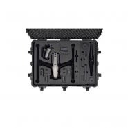 Valise rigide double à roulettes pour drone DJI Inspire 2 - Hexadrone HPRC 2780W - compartiments multiples et IP67_1