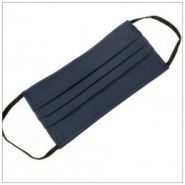 Mask3p-bleumarine - masque en tissu - VDM - 3 plis - 100% coton bio - lavable à 60 degrés - fabrication française_1