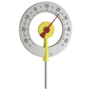 Thermomètre mécanique de jardin - Grandes dimensions - À ressort bilame - Modèle 1207T_1