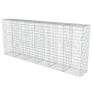 Vidaxl mur en gabion avec couvercles acier galvanisé 300 x 50 x 150 cm 143593_1