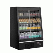 Vitrine réfrigérée murale pour supermarché 270 L | Tefcold - Galaxy GPL10FGD-Black_1