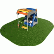 Maisonnette gamme Diablo MADOI01 - structures de jeux à thèmes - CREA Équipements - pour enfants de 6 mois à 4 ans, capacité jusqu'à 10 enfants_1