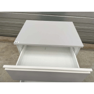 Meuble sous paillasse d'occasion de laboratoire - type caisson 3 tiroirs - Réf : P21091196_1