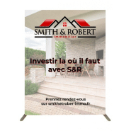 Totem tissu 2 pieds - structure aluminium - impression recto/verso - modèle ie-tot-2pieds_1