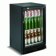 Arrière bar réfrigérée noir 1 porte l500 7455.1300 COMBISTEEL_1