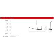 Cr-120-b - Crics rouleurs Sam Outillage - Capacité 12T - Protection caoutchouc et norme CE EN 1494_1