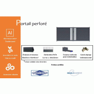 Portail battant perforé - 4250 / 1700_1