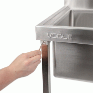 Bac vide seaux en acier inoxydable | Vogue - GL281_1