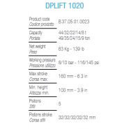 Dplift 1020 - Crics pour véhicules lourds Dino Paoli - Capacité 44/32/22/14/8T_1