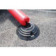 Psr80 - barrière à chaîne poteau polyéthylène - signals - h 800 x ø 100 mm_1