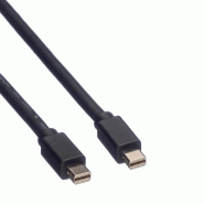 ROLINE Câble DisplayPort Mini DP M - Mini DP M, noir, 2 m_1