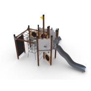 Structure multi-jeux en bois 3 à 12 ans - UniPlay Nahoj - 8071581 - Hags_1
