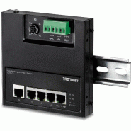 TRENDnet TI-PG50F Switch industriel PoE+ Gigabit à 5 ports à accès frontal_1