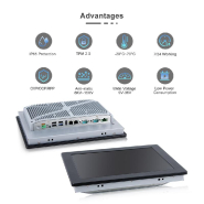 Panel PC industriel fanless 12.1
