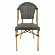 Chaise exterieure restaurant Biarritz - BRONZE_1