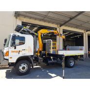 Grue auxiliaire équipée de la télécommande Steady ergonomique