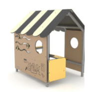 Cabane de jeu - Maisonnette Rock LD1OC0010 - Pour enfants dès 1 an - Capacité 12 personnes_1