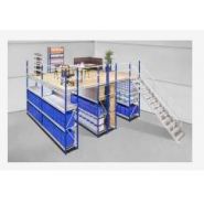 Plateforme sur rayonnage - mezzanine industrielle sur mesure - jusqu'à 3 niveaux_1