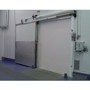 Porte coulissante avec double toile_1