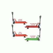 Transpalette manuel premium AC25 COUL - capacité 2500 kg - rotation timon 200° - conception robuste_1