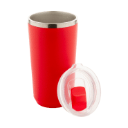 Mug thermos - isotherme en acier inoxydable à double paroi - 500 ml - couleur rouge_1