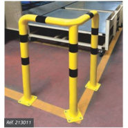 Arceau d'angle à 3 pieds - Protection des angles, équipements sensibles et coins de rayonnages - Sécurité et visibilité accrues_1