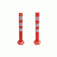 Borne d'avertissement en plastique flexible de trafic de la route 750mm pe - 750 mm_1