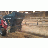 Godet distributeur Thaler - éjection droite et gauche - 1m50 de largeur, 1200L de volume_1