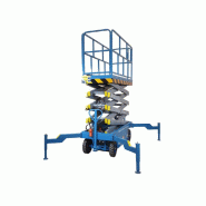 Nacelle ciseaux mobile TOR SJY-0,5-6 DC - 500kg - Hauteur 6m - Batterie_1