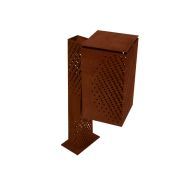 01074 - corbeille à papiers + cencrier fraktal metaform - amop - 45 l_1