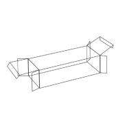 Boite rectangulaire transparente PET 16x5x5cm - par 10_1