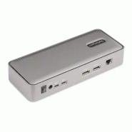 Docking Station KVM USB-C pour Deux PC Portables - Station d'Accueil DisplayPort 4K 60Hz pour 2 Moni_1