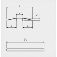 Leo40055 - Rampe de trottoir en aluminium antidérapant - Disset Odiseo - Poids 4 kg_1