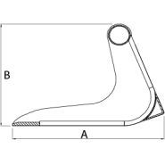 01.Pb.1230g - Godet squelette pour chargeuses compactes lourdes et articulées - Attec - 611 mm_1