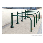 Arceau vélos province Jesignale - tubes acier ø50 et 76 mm - 4 pommeaux au choix_1